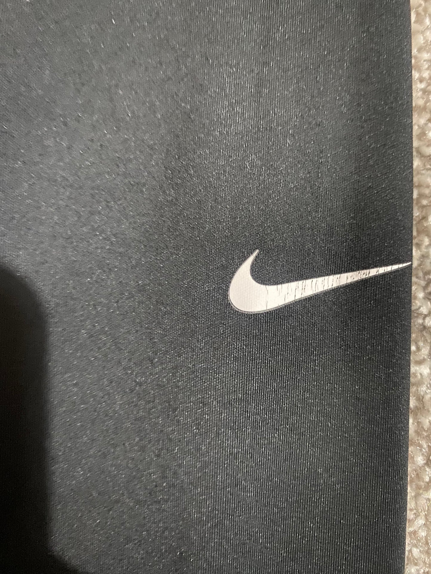 NIKE PRO Dri Fit Girls 3/4 Black Leggings Age 13-15