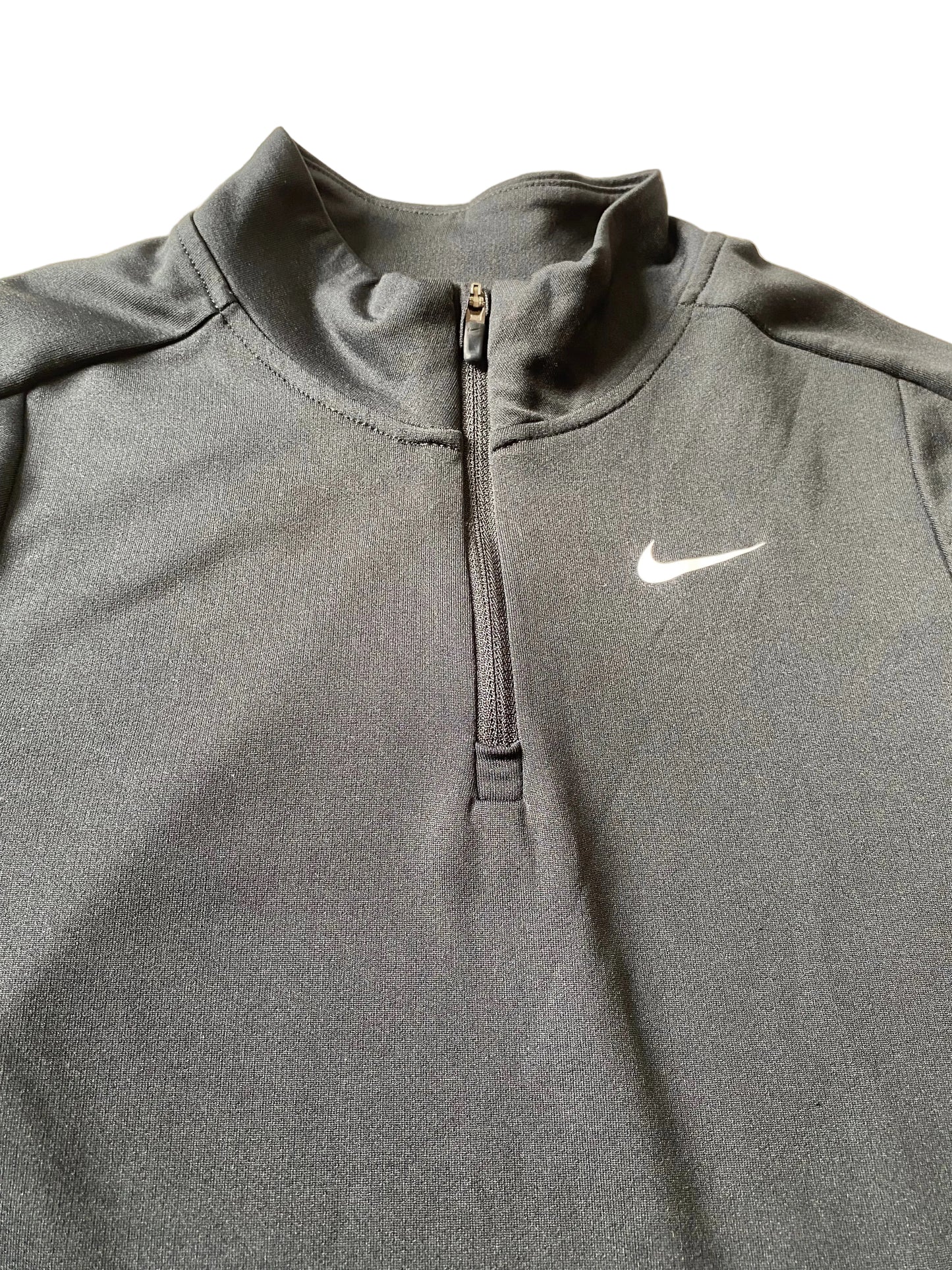 NIKE PRO Dri Fit Black 1/4 Zip Long Sleeved Boys Top Age 12-13