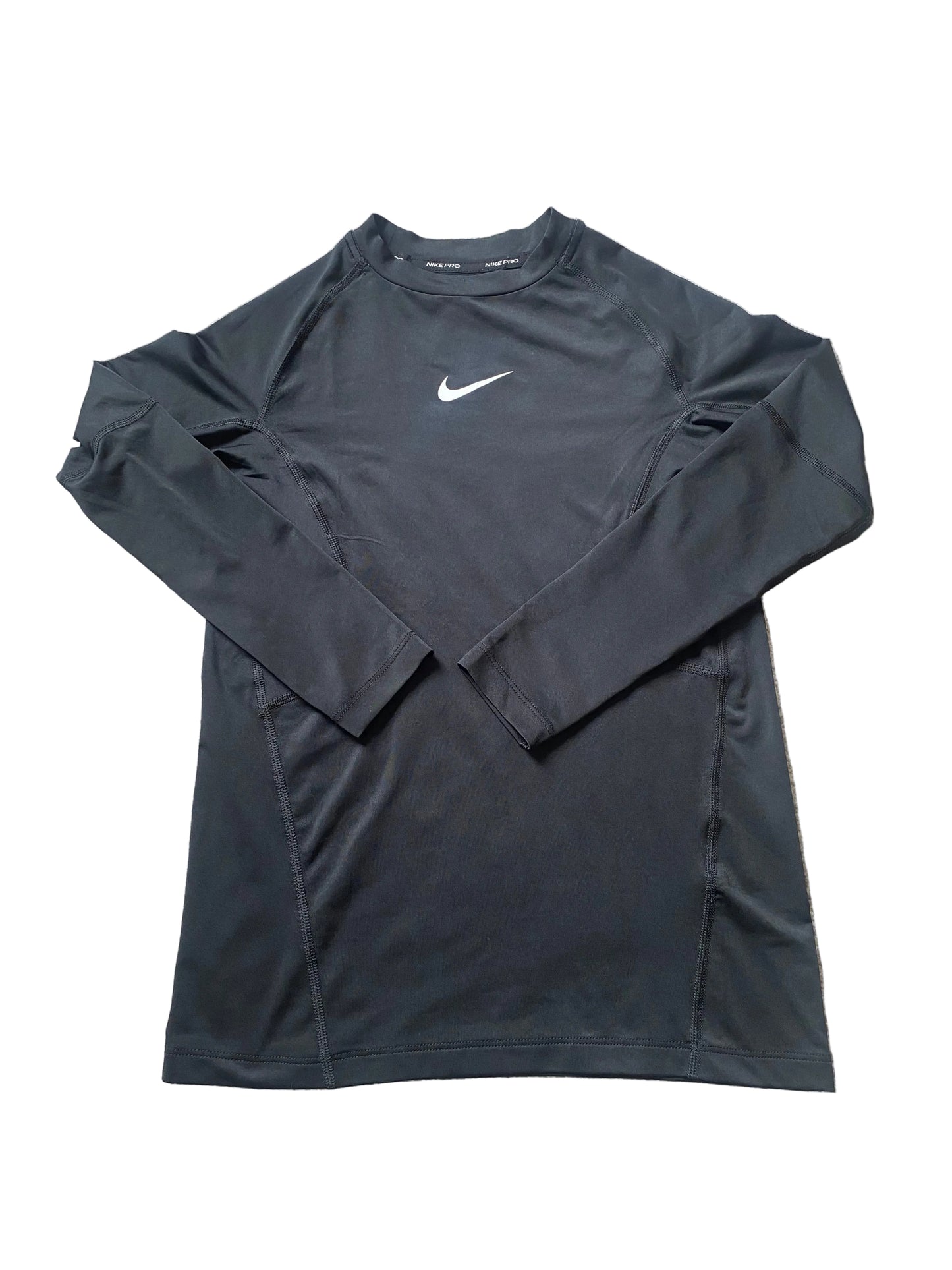 NIKE Pro Dri Fit Black Base Layer Age 8-10