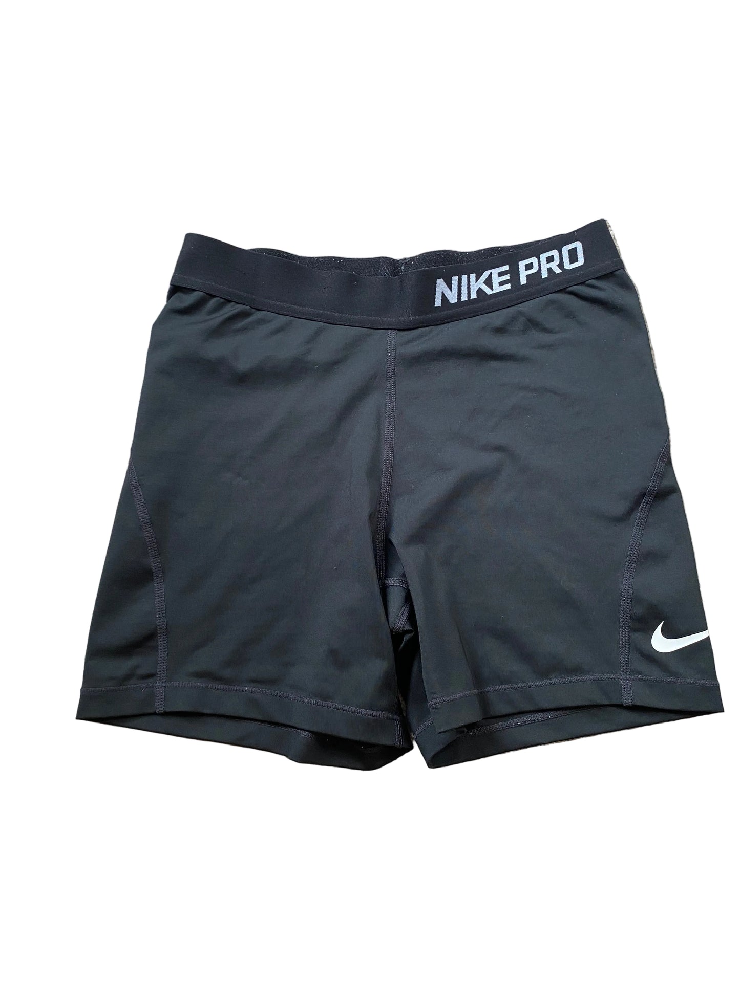 NIKE Pro Dri Fit Girls Black Shorts Age 13-15