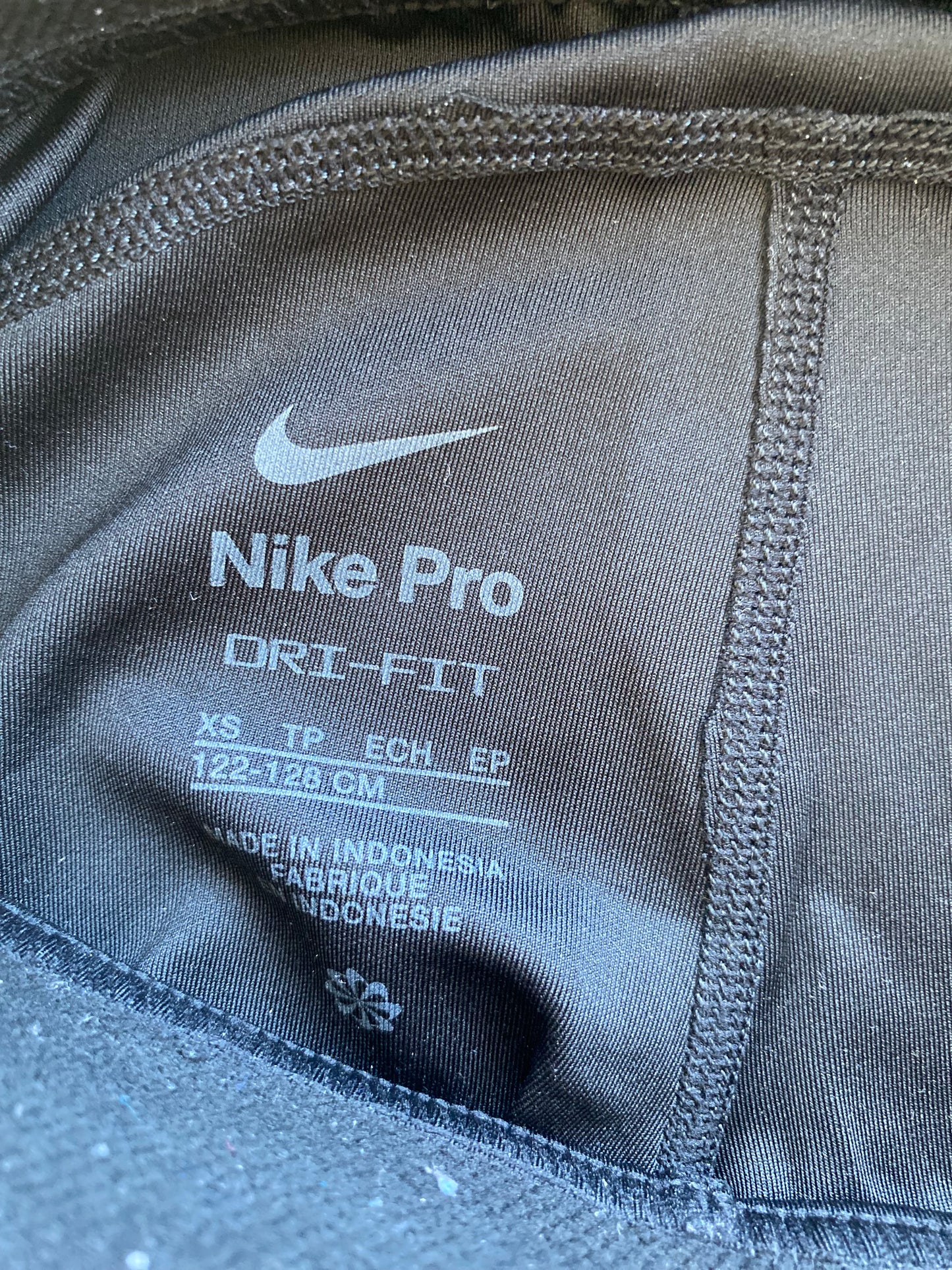 NIKE PRO Dri Fit Girls Black Shorts Age 7-8