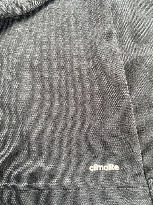 ADIDAS Boys 1/4 Zipped Sweatshirt Black Age 12-13