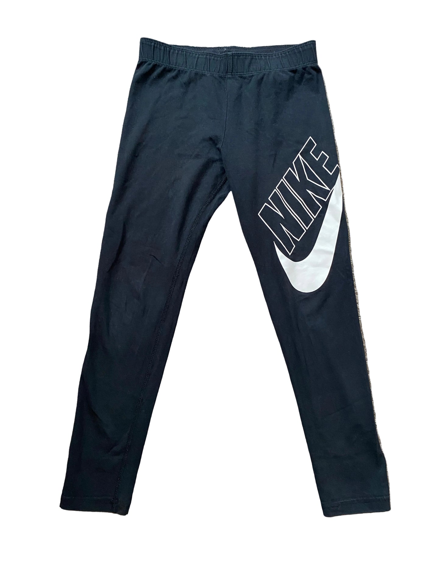 NIKE Girls Black Leggings Age 10-12