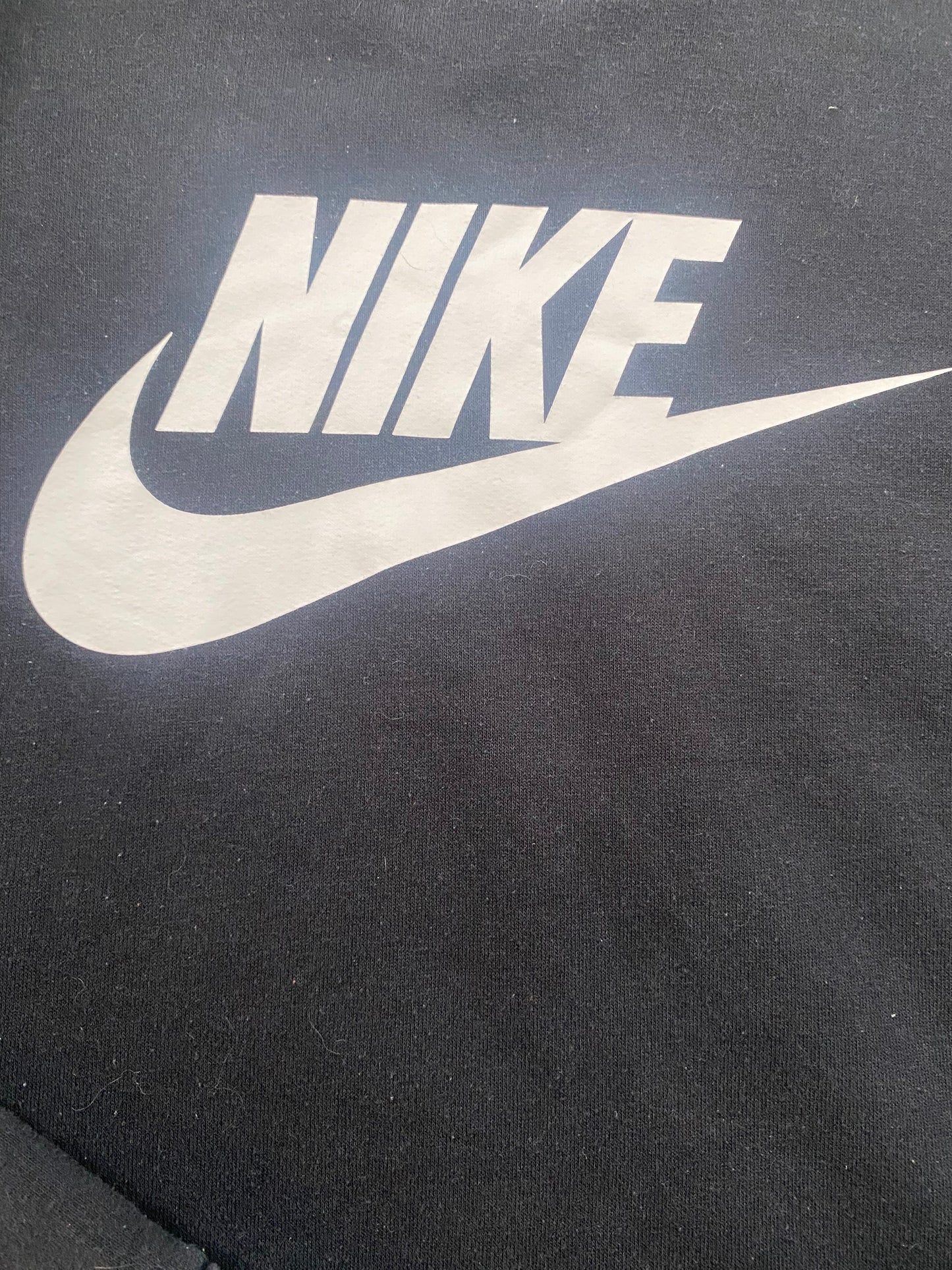 NIKE Boys Black Sweatshirt with Thumb Holes Age 13-15