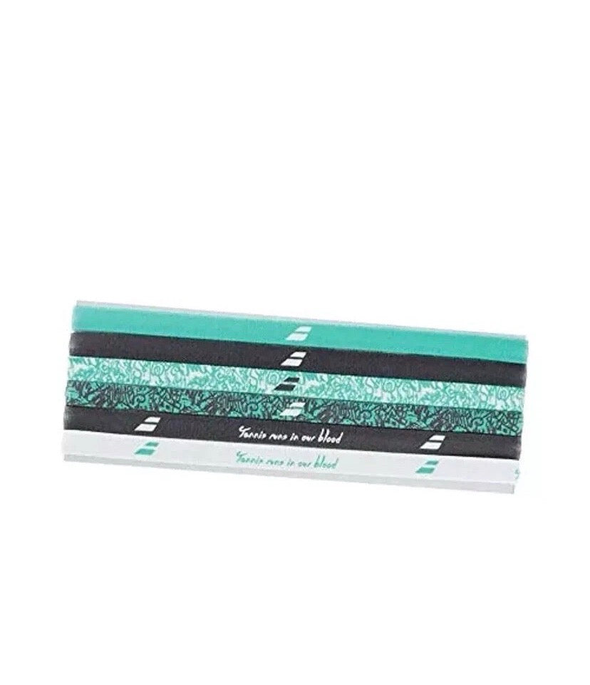 BABOLAT Elastic Tennis Headband Pack of 6 Blue