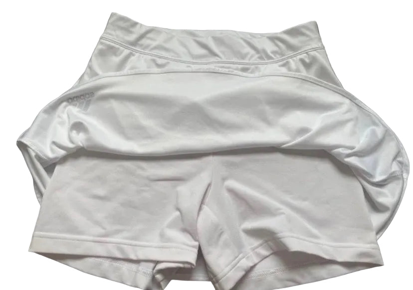 ADIDAS Girls White Tennis Skort Age 11-12