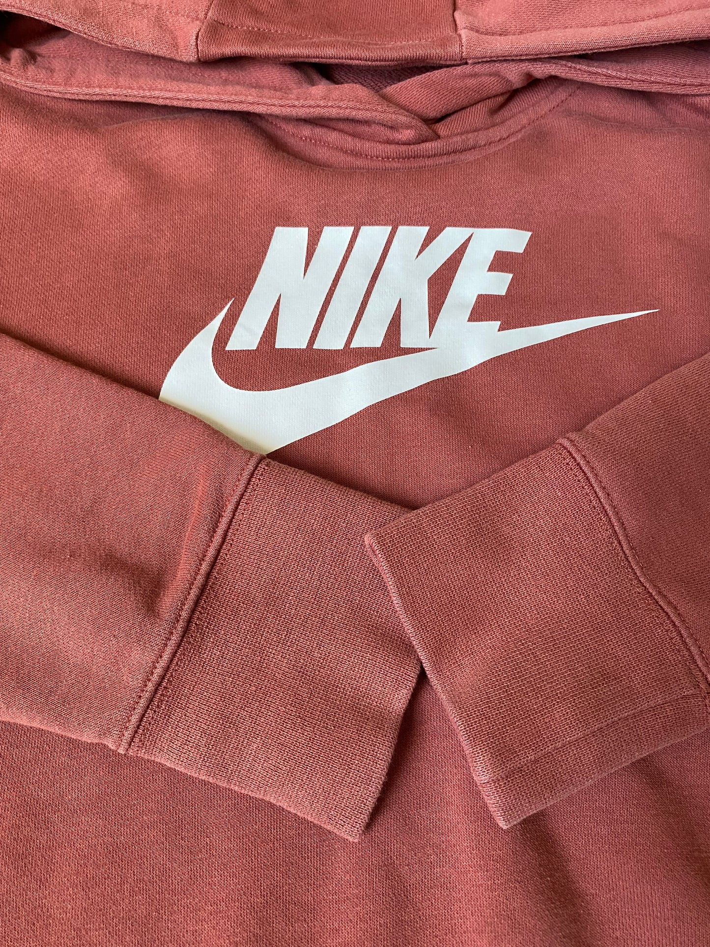 NIKE Girls Coral Hoodie Age 12-13