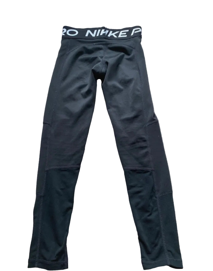 NIKE PRO Dri Fit Girls Black Leggings Age 8-10