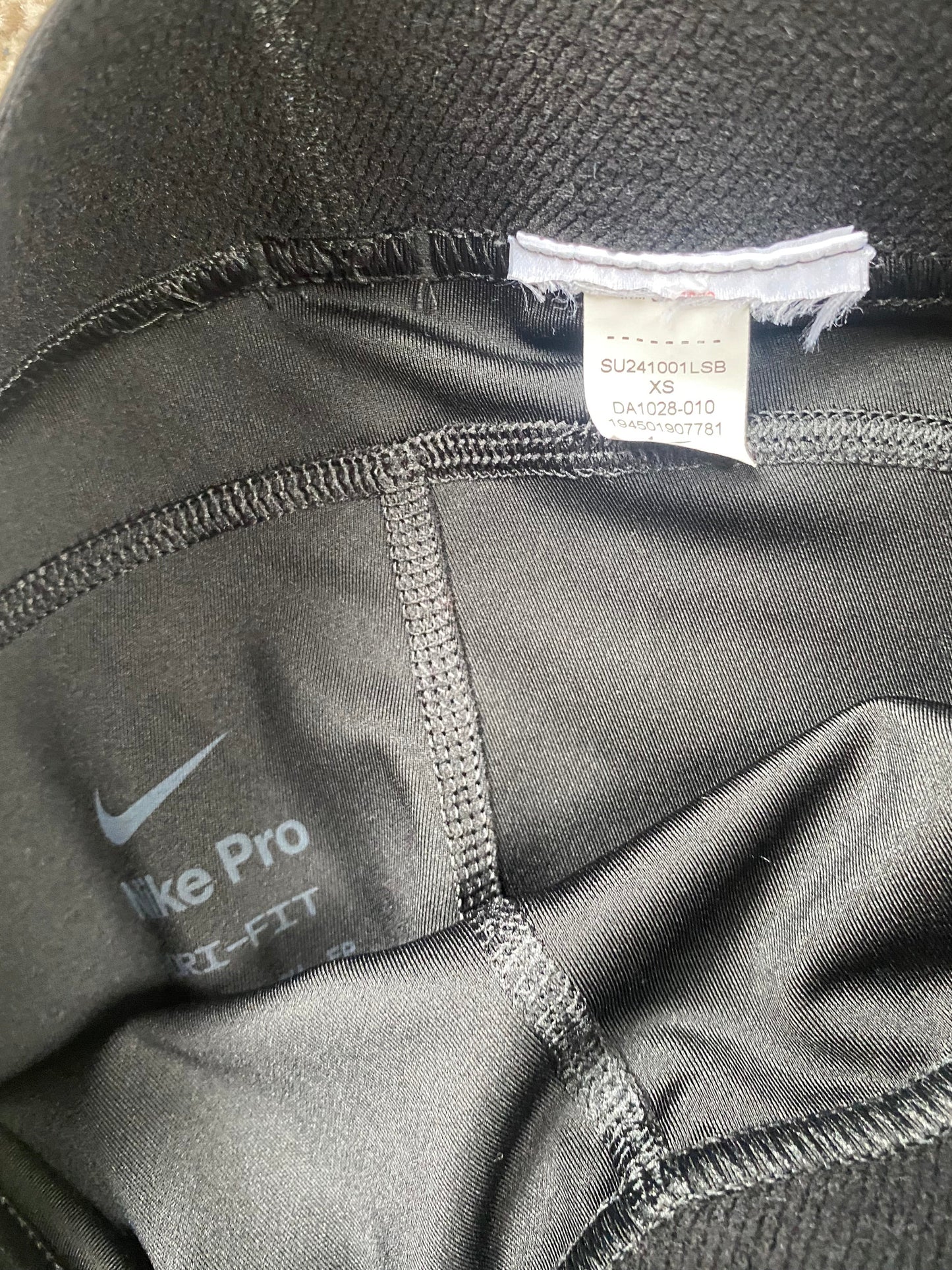 NIKE PRO Dri Fit Girls Black Leggings Age 7-8