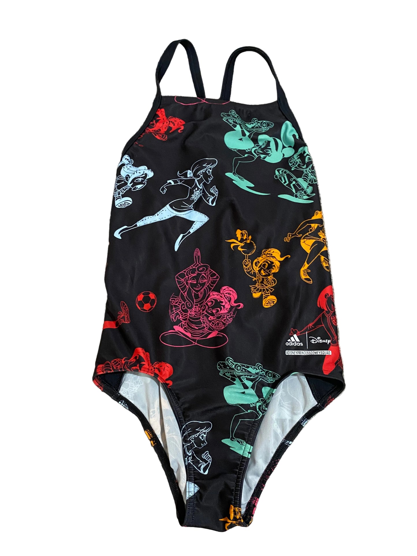 ADIDAS Disney Princess Girls Swimming Costume Age 9-10