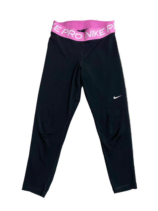 NIKE PRO Dri Fit Women’s 3/4 Length Black Leggings Size 8-10