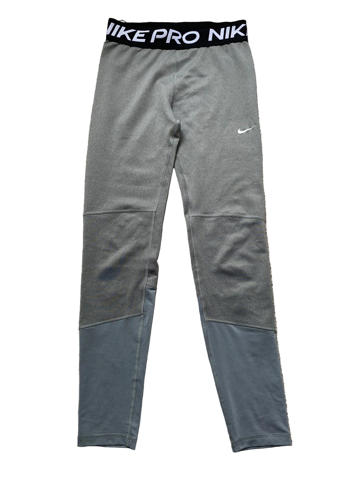 NIKE Pro Dri Fit Girls Grey Leggings Age 13-15