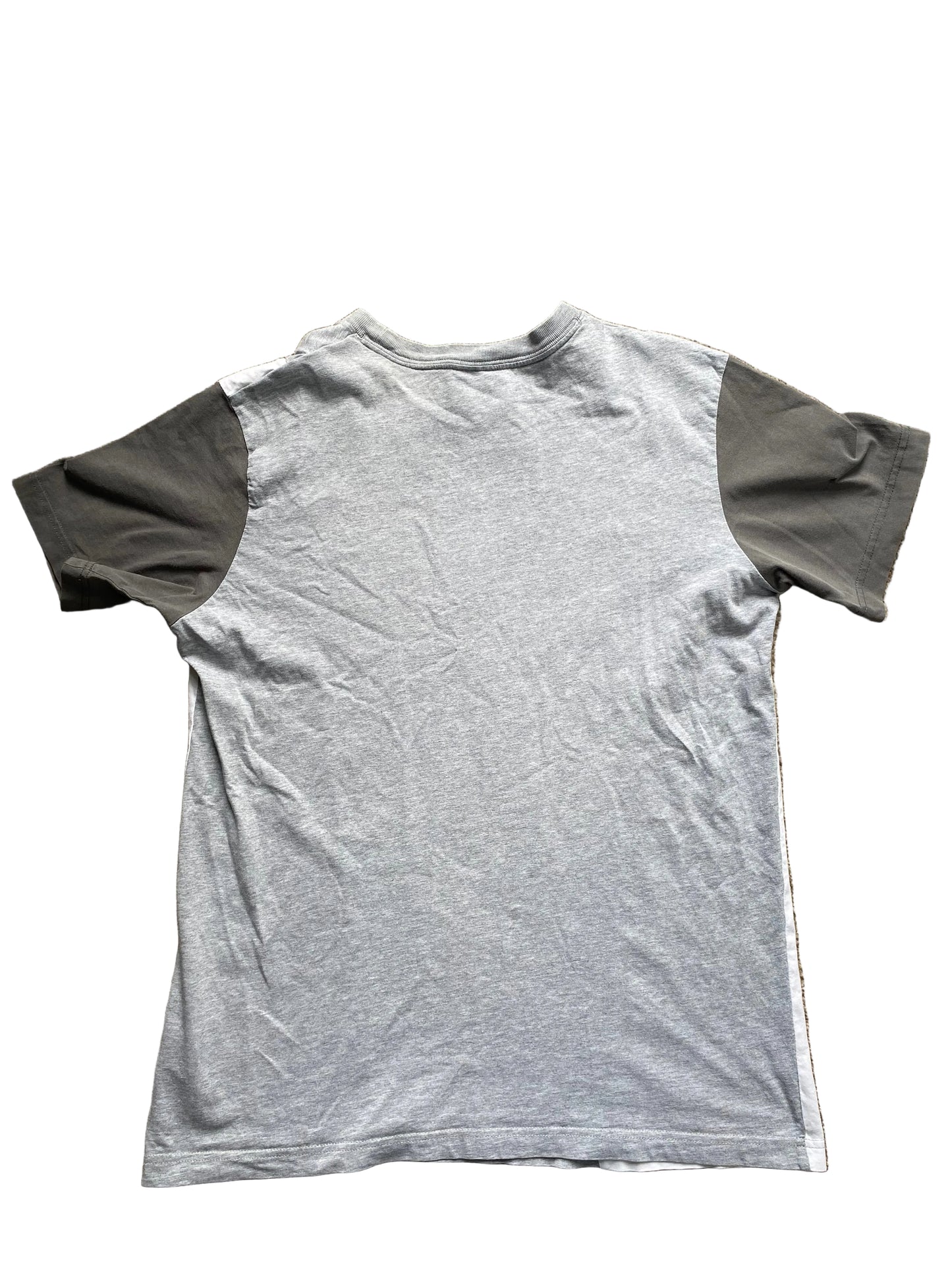 NIKE Mens Grey and White T-shirt Medium