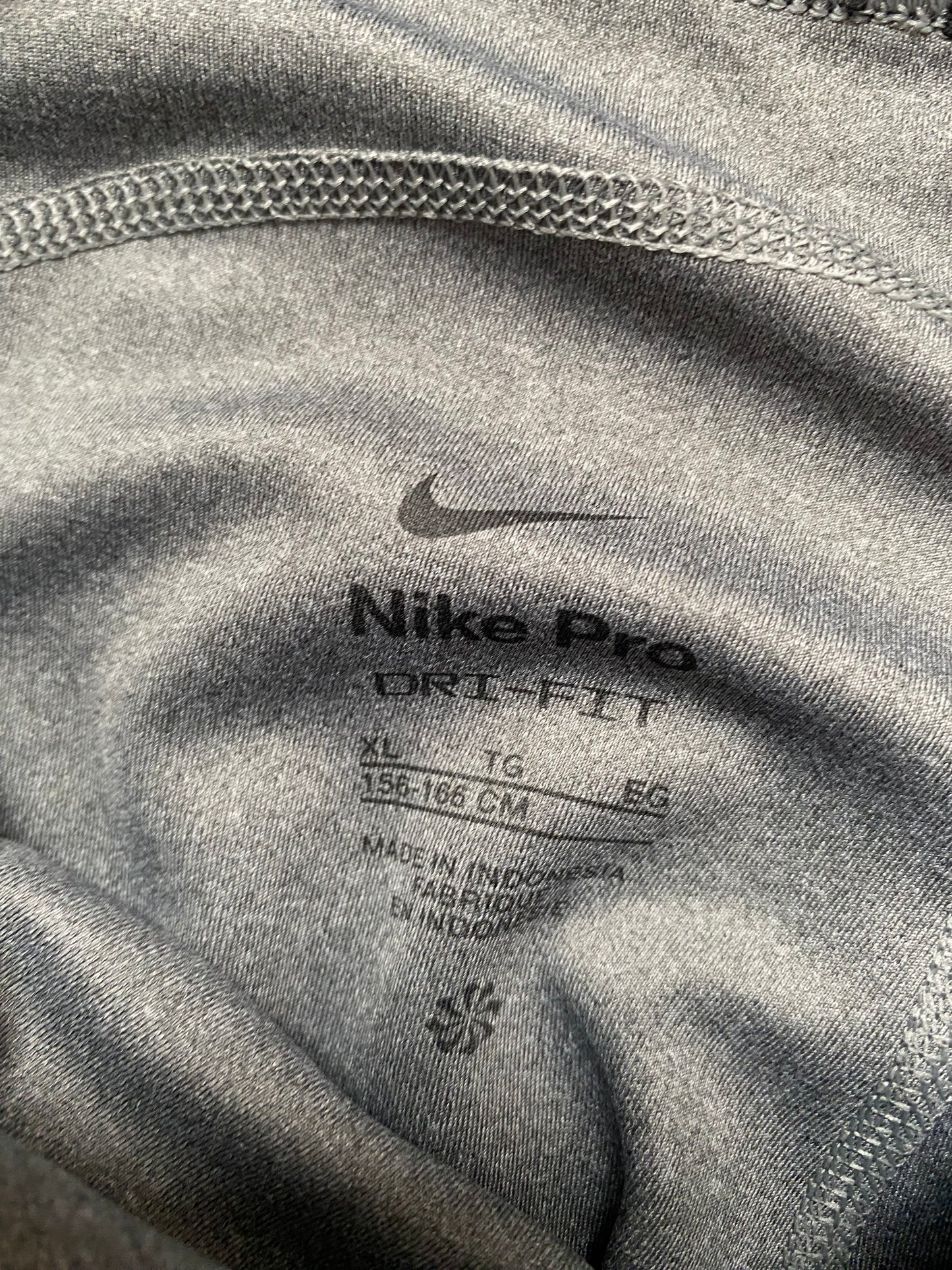 NIKE Pro Dri Fit Girls Grey Leggings Age 13-15