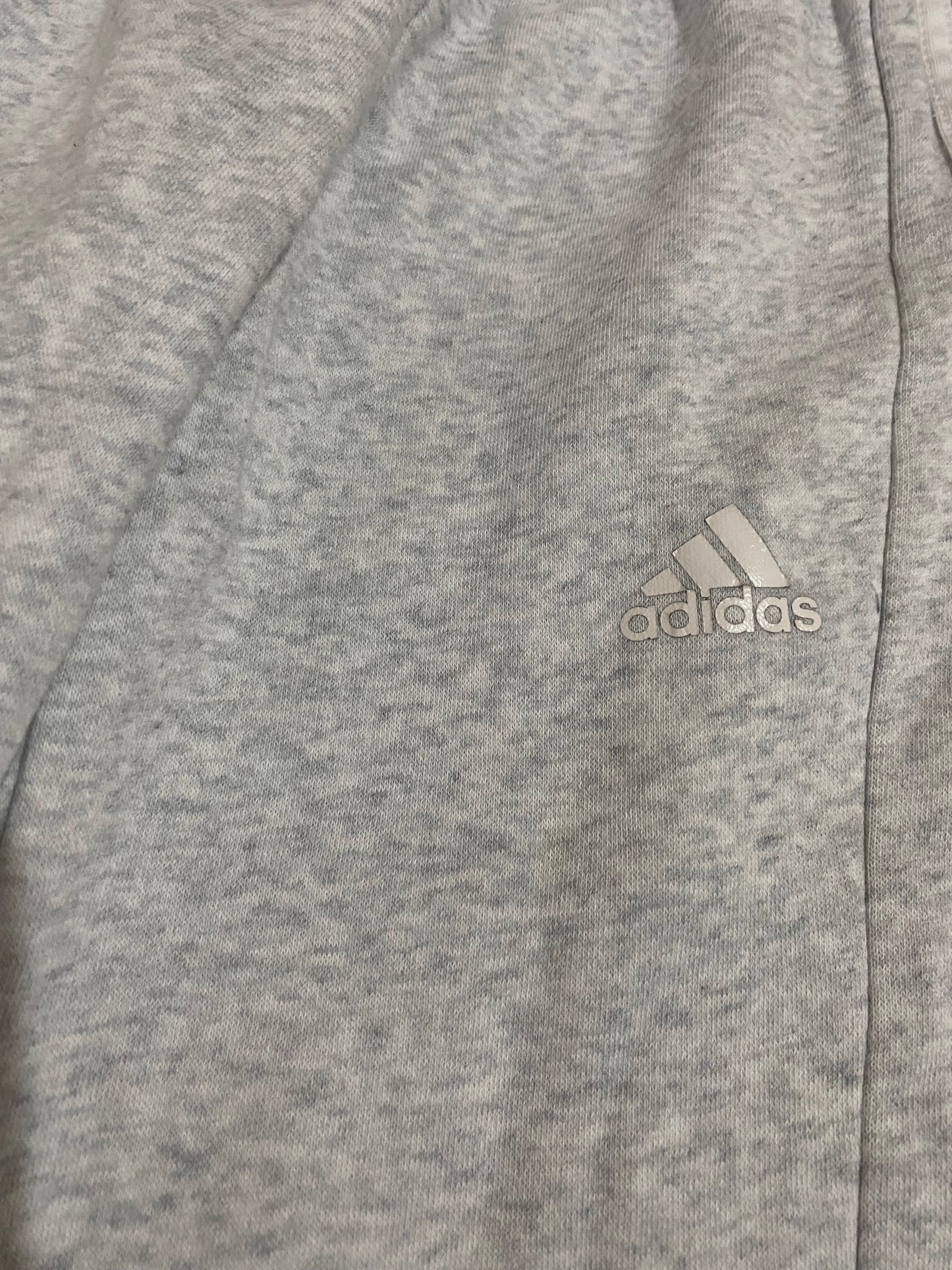 ADIDAS Boys Grey Tracksuit Bottoms Age 5-6