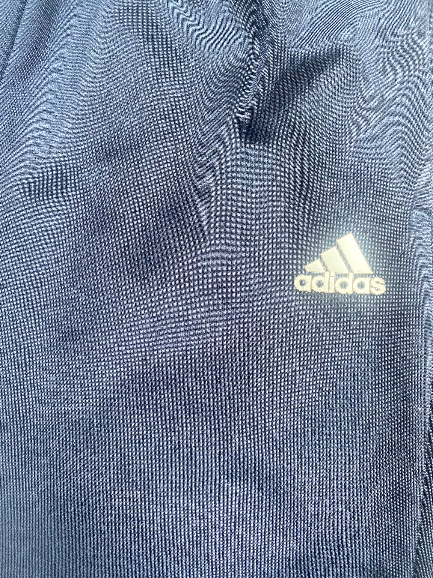 ADIDAS Boys Navy Tracksuit Bottoms Age 13-14