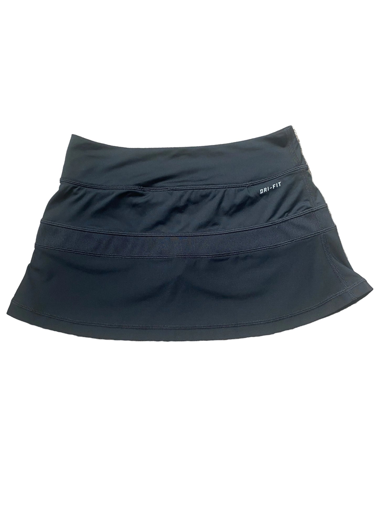 NIKE Dri Fit Girls Black Tennis Skort Age 8-10