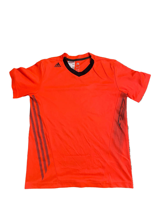ADIDAS Boys Climalite Orange Training Top Age 13-14