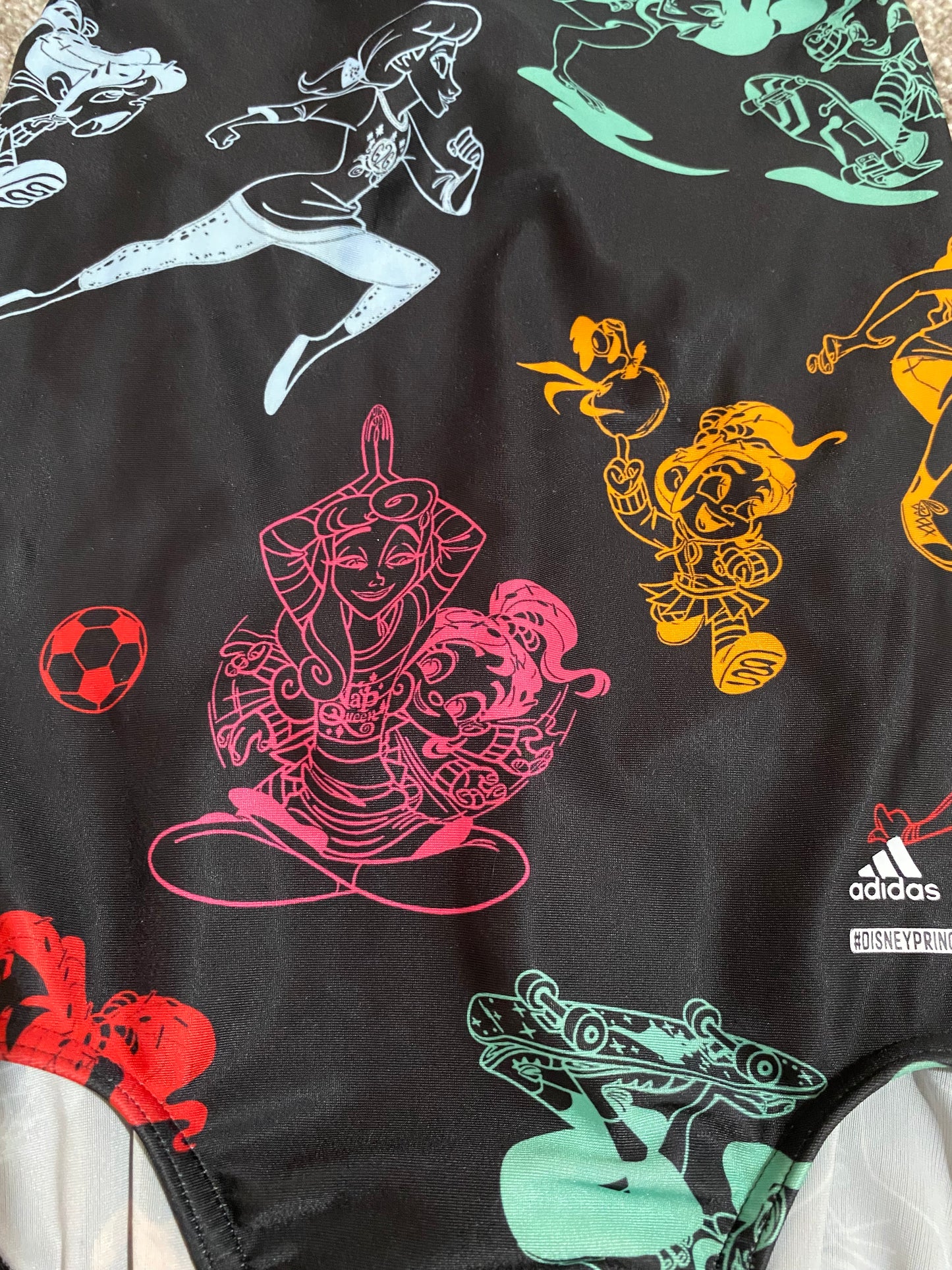 ADIDAS Disney Princess Girls Swimming Costume Age 9-10