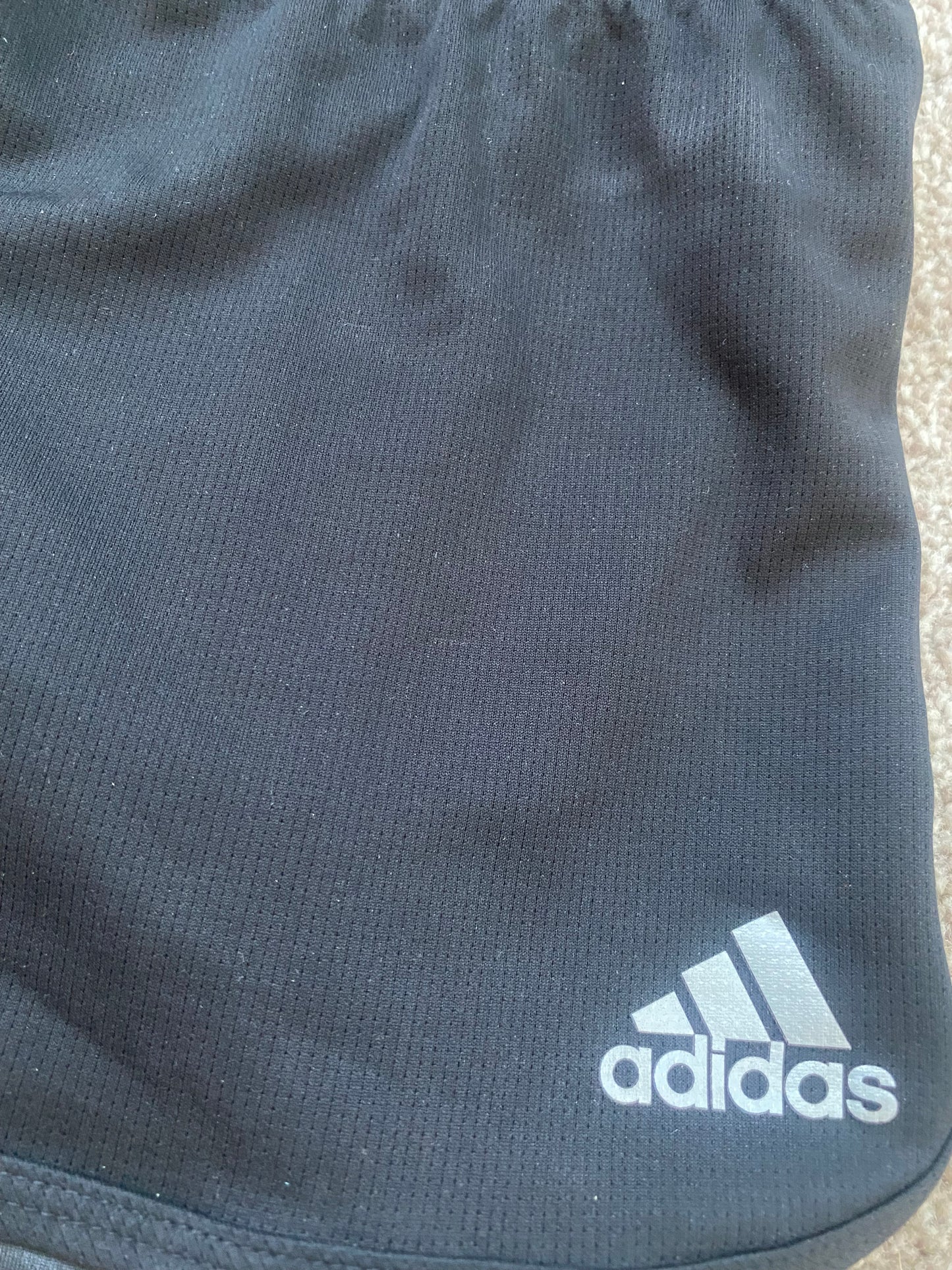 ADIDAS Women’s Black Climachill Running Shorts 8-10