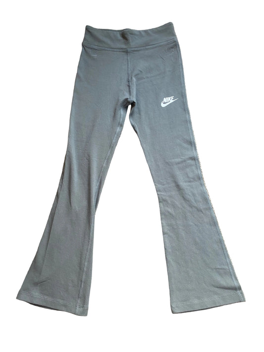 NIKE Girls Flared Grey Leggings Age 8-10