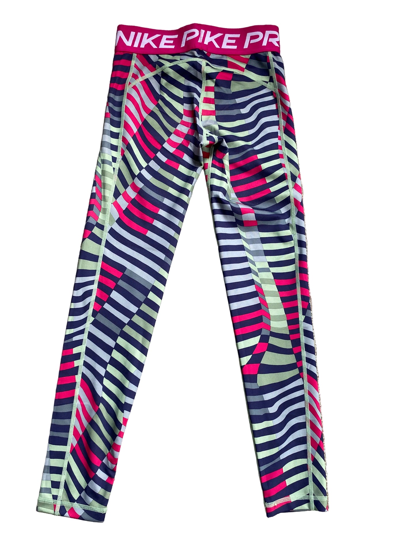 NIKE PRO Dri Fit Girls Striped Leggings Age 10-12