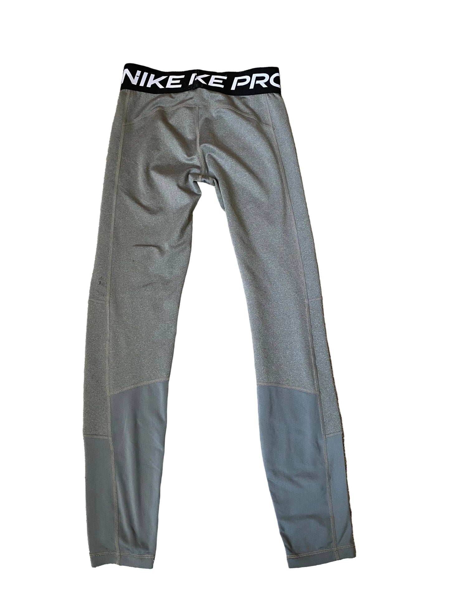 NIKE Pro Dri Fit Girls Grey Leggings Age 12-13