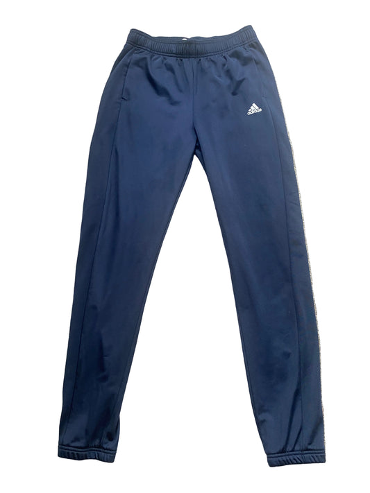 ADIDAS Boys Navy Tracksuit Bottoms Age 13-14