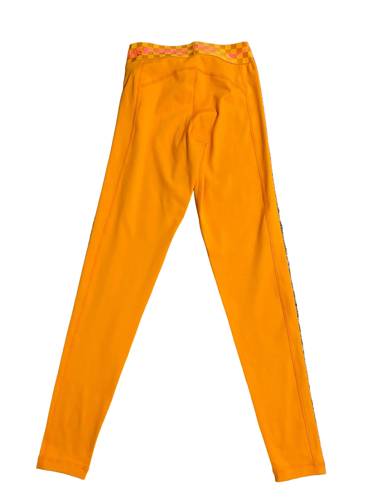 NIKE PRO Dri Fit Women’s Orange Leggings Size 4-6