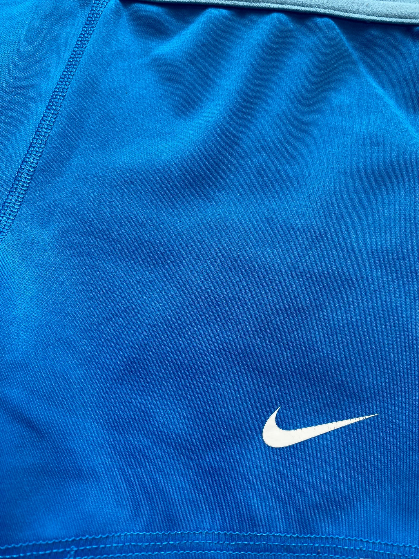 NIKE PRO Dri Fit Girls Blue Shorts and Pink Sports Bra Set Age 10-12