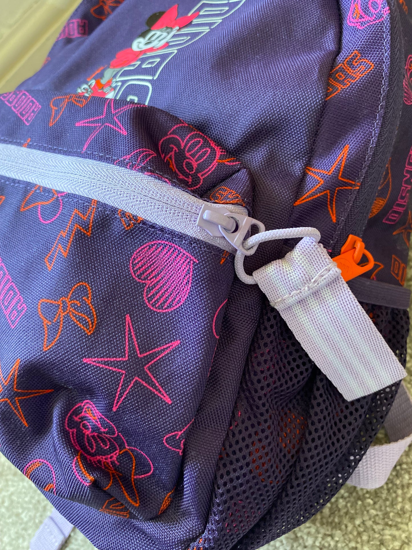 ADIDAS X DISNEY Purple Minnie Mouse Backpack