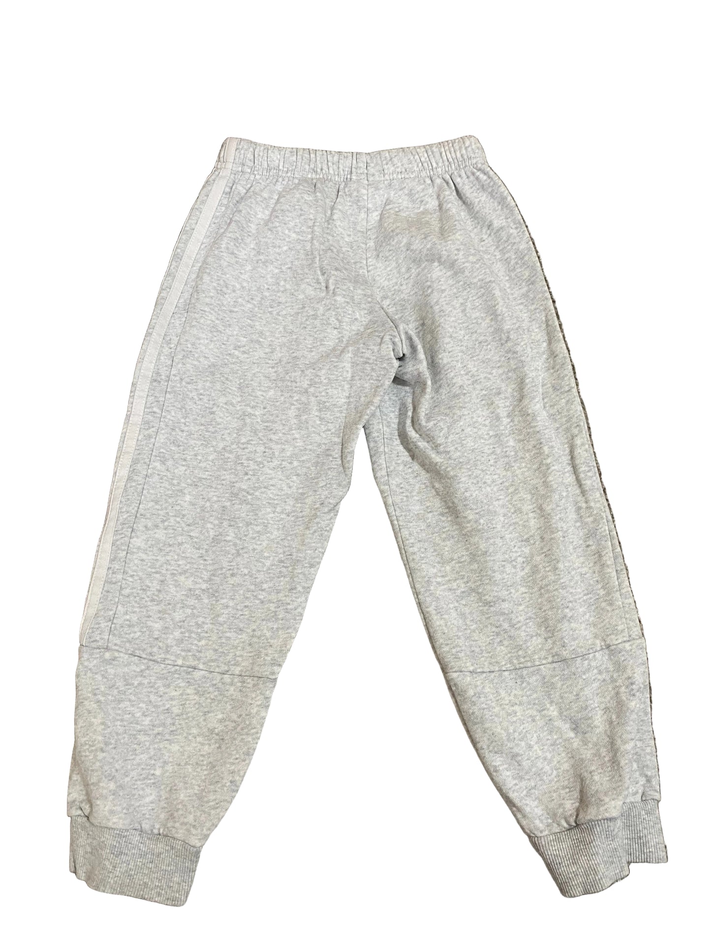 ADIDAS Boys Grey Tracksuit Bottoms Age 5-6