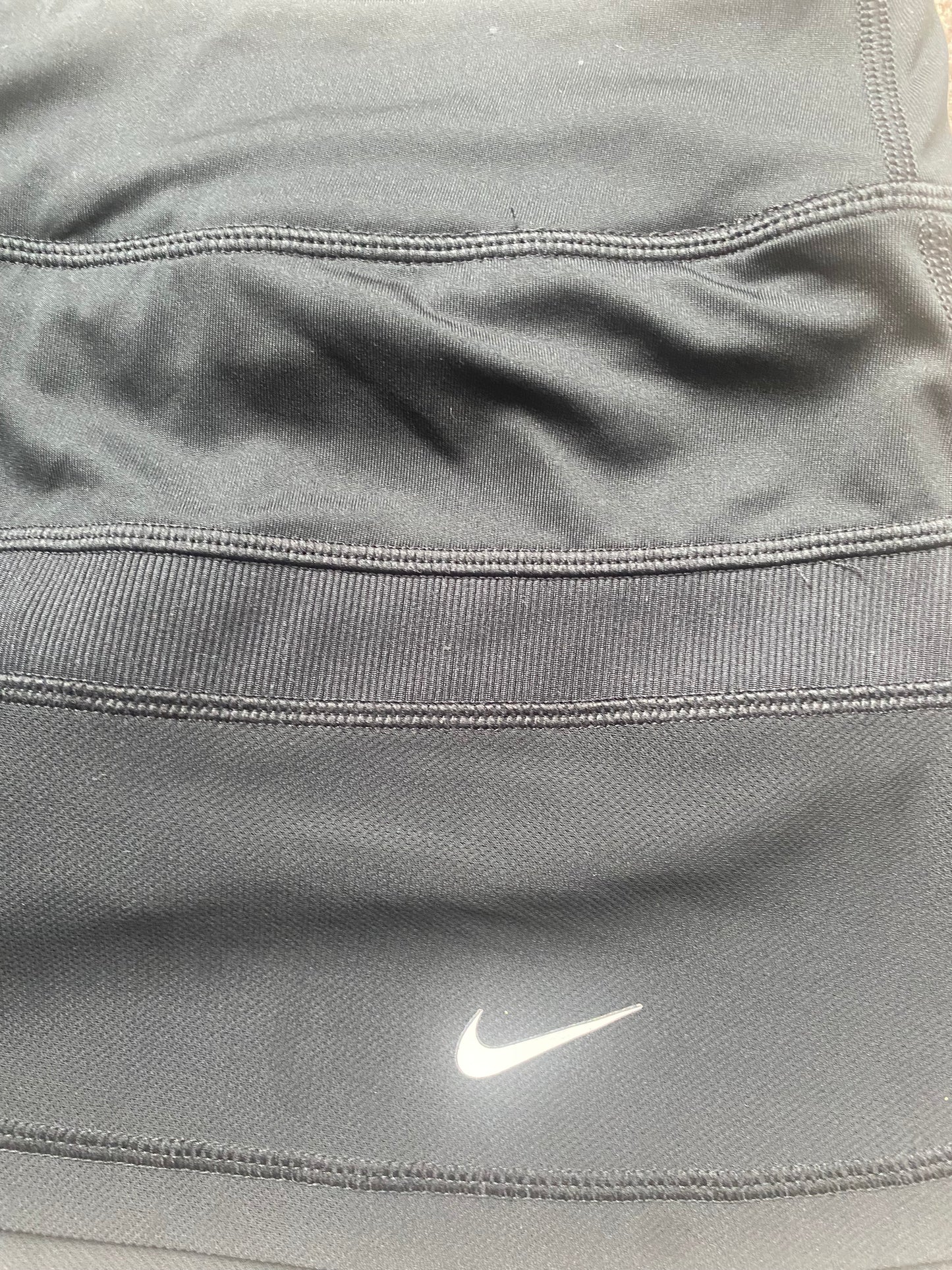 NIKE Dri Fit Girls Black Tennis Skort Age 8-10