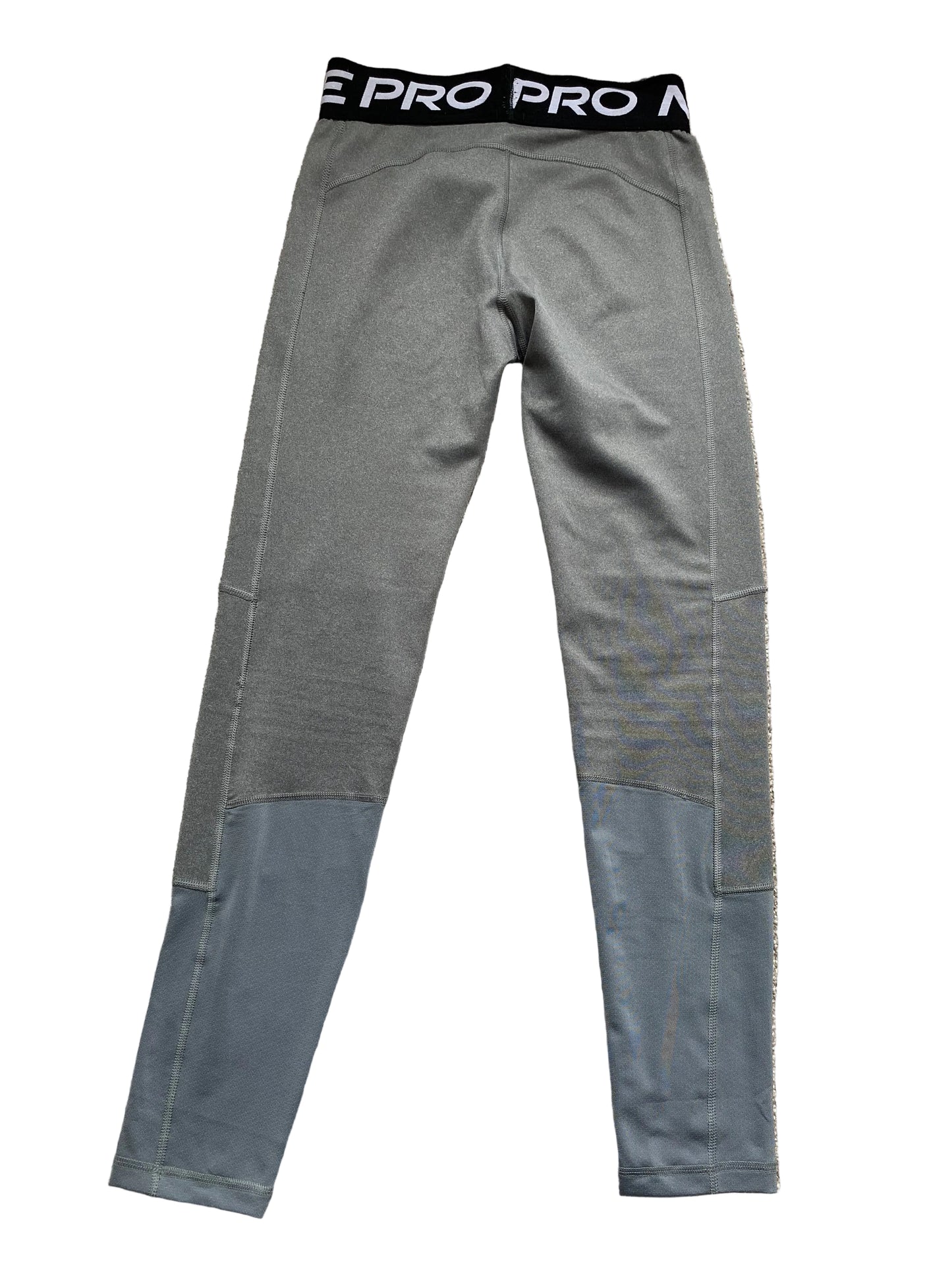 NIKE Pro Dri Fit Girls Grey Leggings Age 13-15