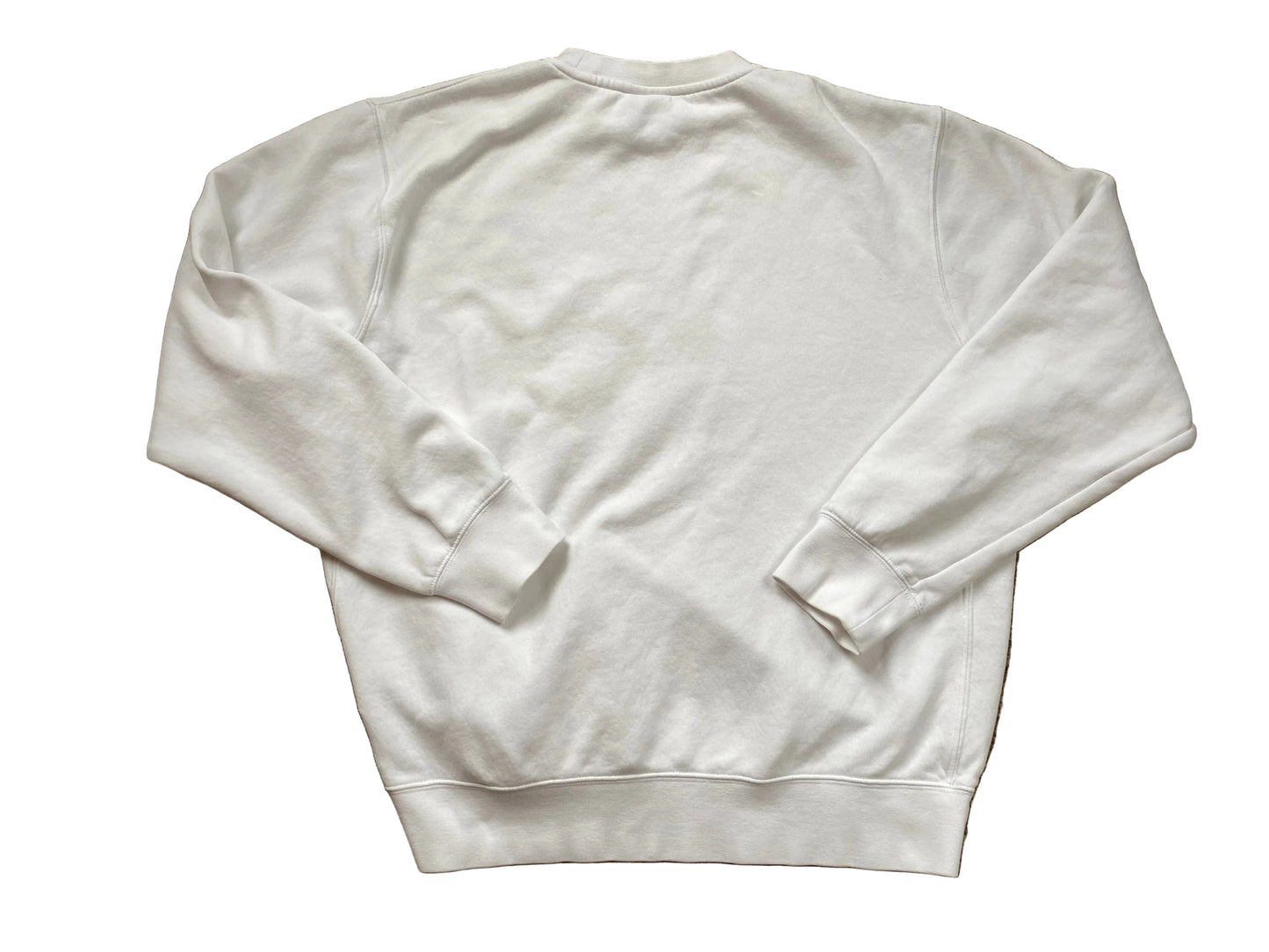 NIKE Mens White Sweatshirt Medium